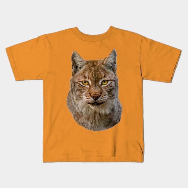 European Lynx Kids T-Shirt by dalyndigaital2@gmail.com